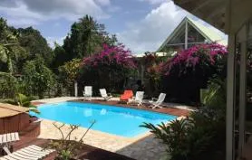 Bungalow, gîte, studio, piscine, jardin tropical