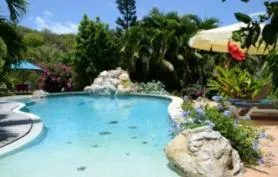 Villa, piscine, jacuzzi, jardin luxuriant
