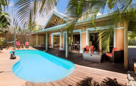 Villa, piscine privée, jardin tropical, résidence sécurisée