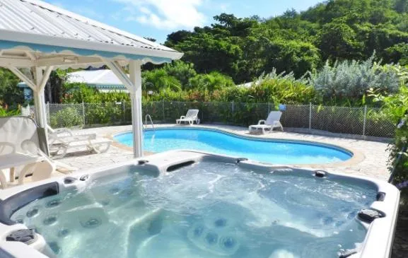 La Route des Epices: bungalow piscine & jacuzzi : 