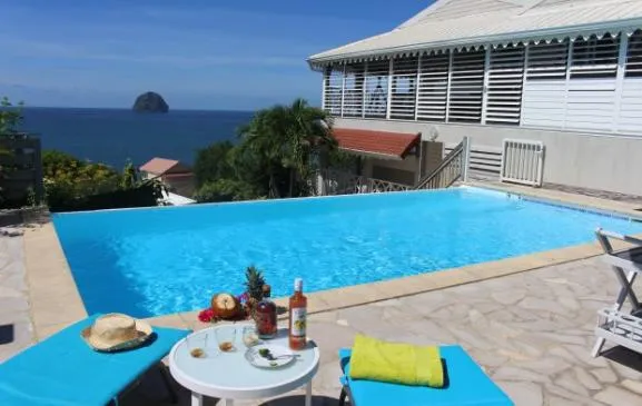 Villa avec vue mer et piscine à débordement
