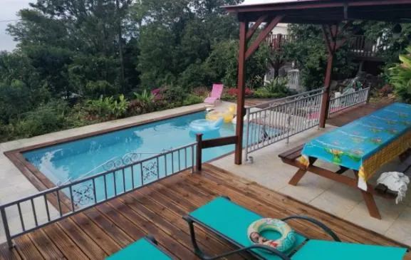 Villa Salamandre Gite avec piscine vue mer  700 m de la plage